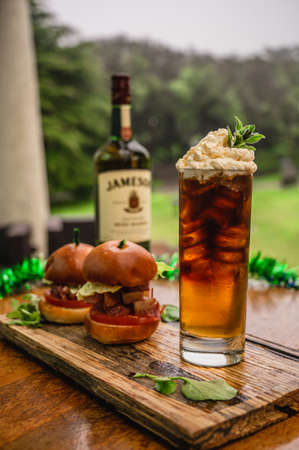 St. Patrick's Day Cocktailのeditorial素材