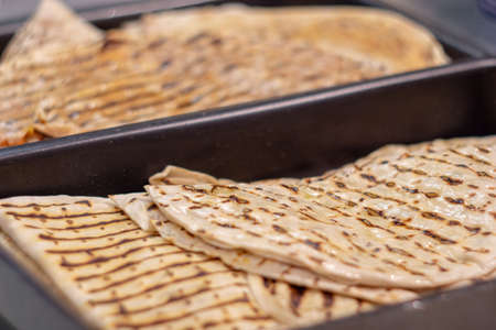 over the fire cookintraditional oriental handmade bread