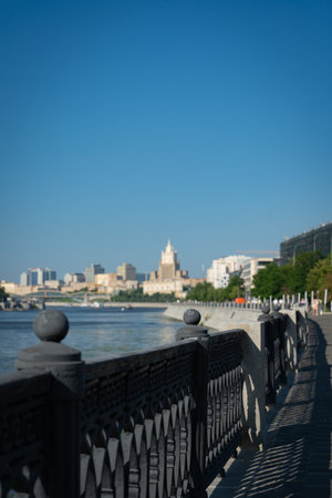 View of the Moscow Riverの写真素材