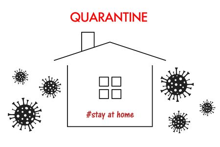We will stop the spread of the dangerous coronavirus throughout the world. Stay at home. Quarantineの写真素材