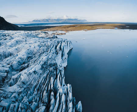Vatnajokull National Park, one of three national parks in Iceland, the area include Vatnajokull...