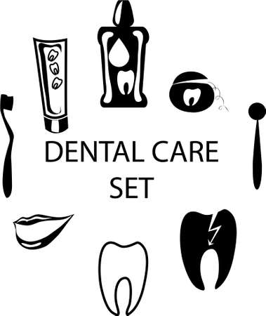 ILLUSTRATION OF THE MOUTHWASHのイラスト素材