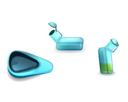 vector illustration of toilet for bedridden patientsのイラスト素材