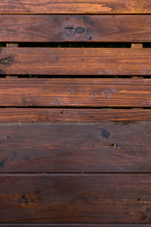 Natural interior with wood wall panels. Texture of wood use as natural background. Wooden texture. Abstract background, empty template.close up of wall made of wooden planksの写真素材