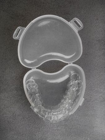 Invisible dental teeth brackets tooth aligners plastic braces dentistry retainers to straighten...