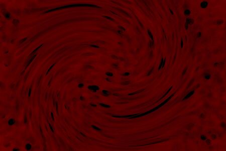 red vortex with black backdrops, blurred 3d spiral. Abstract background. cover in modern designの写真素材