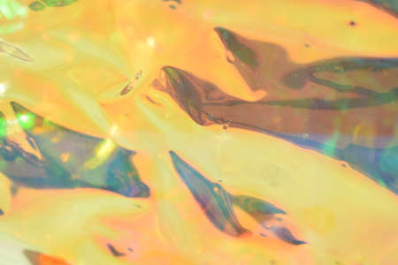 Abstract background with shades of neon colors, hologram imageの写真素材