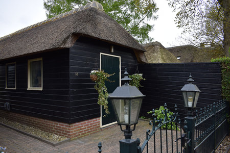 GIETHOORN, NETHERLANDS, April, 27, 2024, Beautiful villageの写真素材