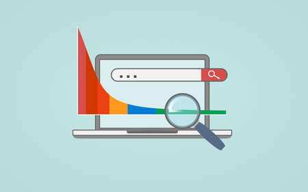Internet Search Concept - Keyword Researchの写真素材