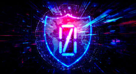 Zero Trust Network and Zero Trust Architecture - ZTA - Extended Detection and Response Platform - Conceptual Illustrationの写真素材