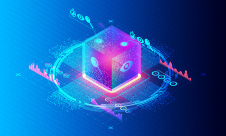 Data Monitoring Concept - Digital Practice in Which Critical Business Data is Continually Checked Against Quality Control Rules - 3D Illustrationの写真素材
