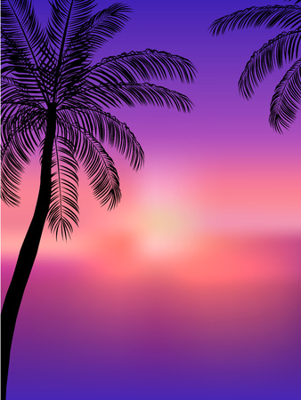 Summer background. Beach Party Flyer. Vector Designのイラスト素材