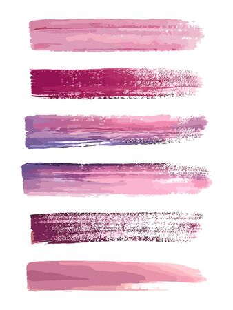 Abstract watercolor brush strokesのイラスト素材