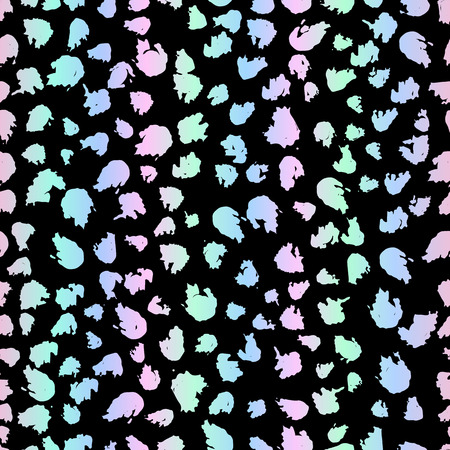 Abstract holographic spot. Vector seamless pattern. Holographic textureのイラスト素材