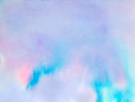 Colorful abstract vector background. Soft  watercolor stain. Watのイラスト素材