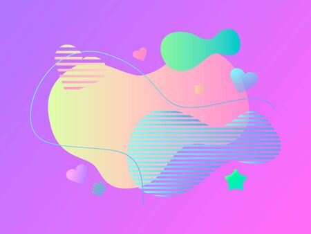 Modern set of abstract banners. Vector bright template banners.のイラスト素材