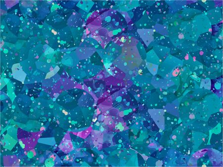 Opal gemstone seamless background. Trendy Vector template for holiday designs, invitation, card, weddingのイラスト素材