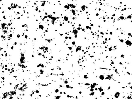 Ink blots Grunge urban background. Texture Vector. Dust overlay distress grain. Black paint splatter, dirty, poster for your design.のイラスト素材