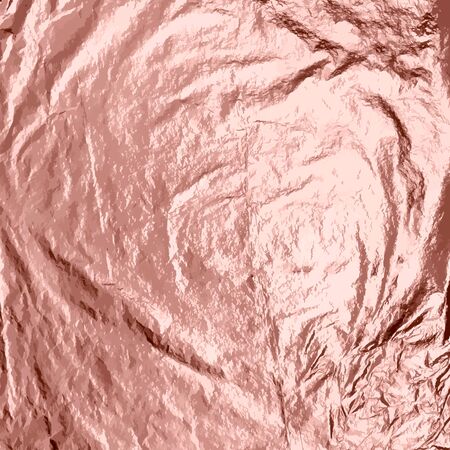 Vector rose gold metallic background with shine texture. Trendy template for holiday designs, party, birthday, wedding, invitation, web, banner cardのイラスト素材