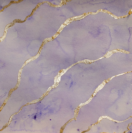 Marble rose gold background with golden lines, waves. Marbling Texture design for poster, brochure, invitation, coverの写真素材