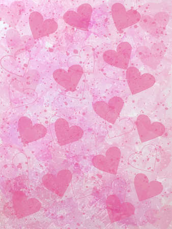 Romantic pink background for postcard or Valentine s Day. Vectorのイラスト素材
