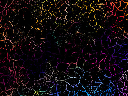 Abstract background for wallpapers, posters, cards, invitations, websites. Modern painting handmade background. Rainbow lines Vectorのイラスト素材