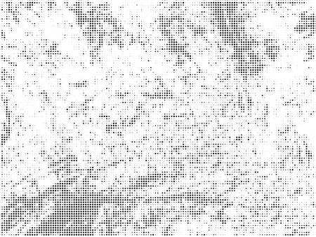 Black halftone grunge urban texture vector. Simple distressed overlay texture, grunge abstract background. Vectorのイラスト素材