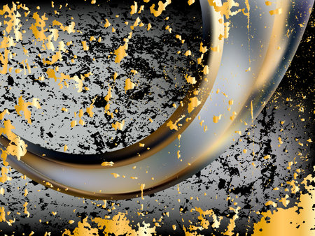 Trendy abstract creative minimal artistic hand painted compositions ideal for wall decoration, as postcard or brochure design, vectorのイラスト素材