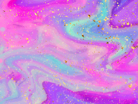Vector pastel marble abstract background with soft swirls, bright colors, and delicate paint splashes. This dreamy fluid texture is perfect for digital art, print design, invitations, packagingのイラスト素材