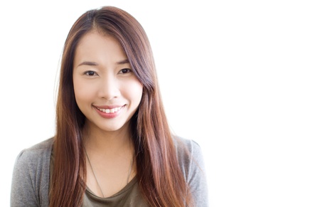 Asian thai woman in casual clothesの写真素材