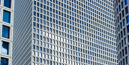 megapolis skyscraper gray exterior frame fork modern city background urban style pictureの写真素材