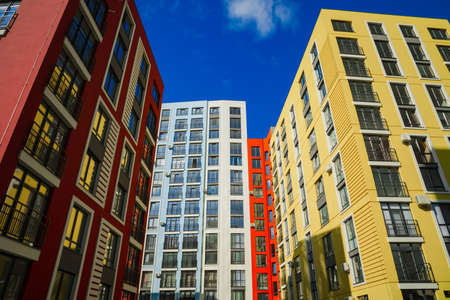 living building apartment estate modern architecture objectの写真素材