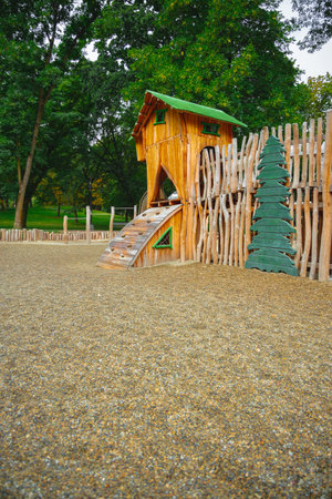 decorative castle terrain landscaped design for real role played games outdoor vertical outdoor imageの写真素材