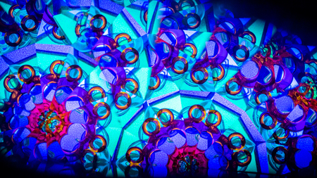 Multicolor beautiful pattern. Abstract painting bright color texture. Kaleidoskope background. Abstract floral pattern.の写真素材