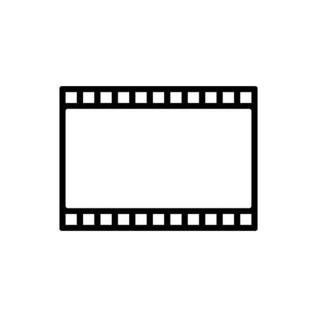 Cinema outline icon isolated.のイラスト素材
