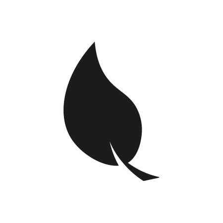 Leaf outline icon. Symbol, logo illustration for mobile concept and web design.のイラスト素材