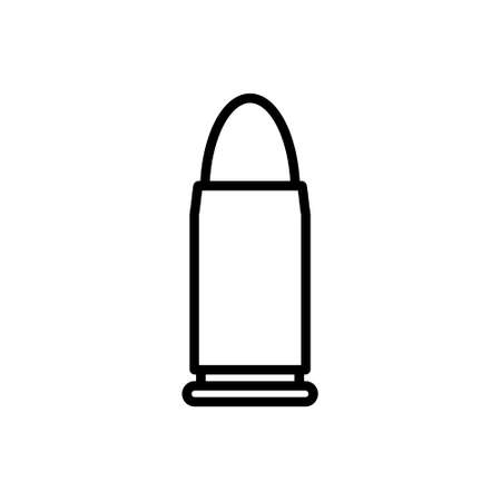 Bullet outline icon. Symbol, logo illustration for mobile concept and web design.のイラスト素材