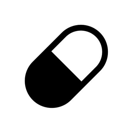 Capsule outline icon.のイラスト素材