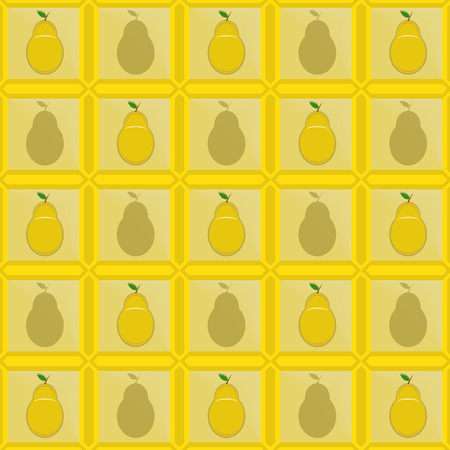 Grapes in a photo frame cured in the form of a tileのイラスト素材