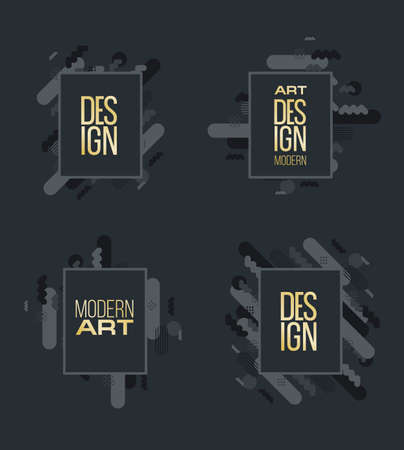 Vector frame for text and labelsのイラスト素材