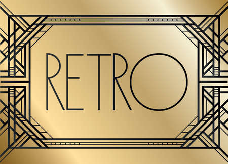 vector retro pattern for vintage partyのイラスト素材