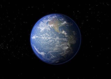 Planet Earth.3D rendering