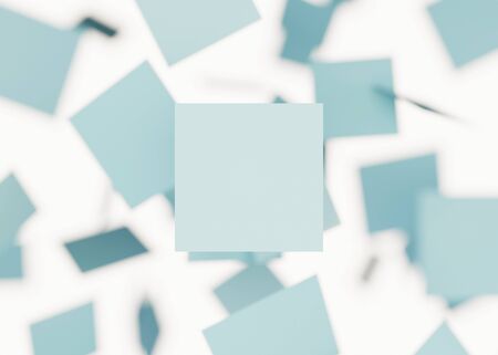 Background squares. 3D renderingの写真素材