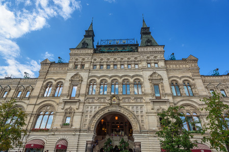 Main entrance in GUM from Red Square. Russia. Tourism.の写真素材