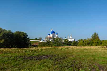 Old orthodox church in Vladimir in the summer. Gold ring of Russia. Tourist attractions.の写真素材