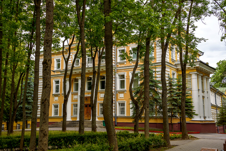 An ancient residence of the governor of Vitebsk. Belarus, July 2017.のeditorial素材