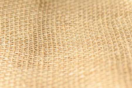 Brown burlap texture or background and empty space. Burlap background close-up. Vintage rustic background.の写真素材
