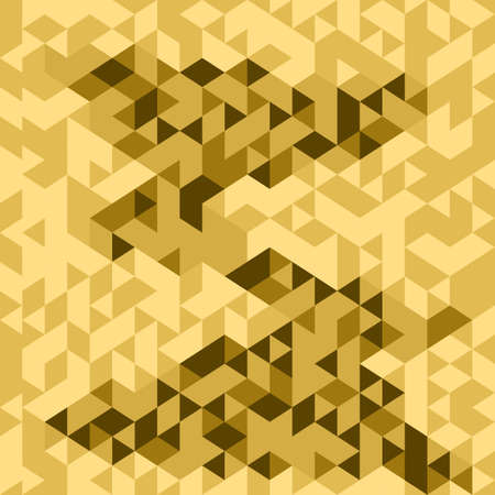 Vector gold geometric background or patternのイラスト素材