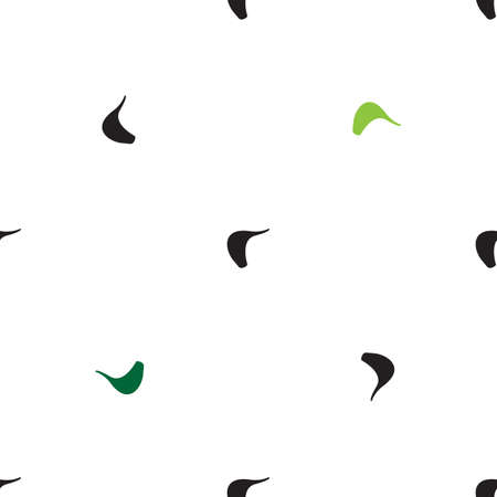 Black little vector dash strokes seamless pattern on white background. Modern seamless patternのイラスト素材
