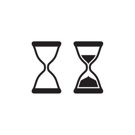 Vector time or clock icon,  template, pictogram. Modern emblem for business, market, shop, internet,...